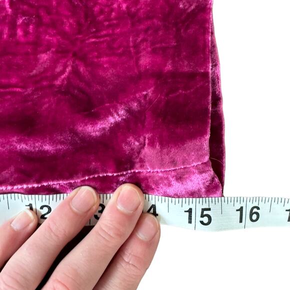 A.L.C. Kiera Dress Crushed Velvet Pink - Picture 13 of 13